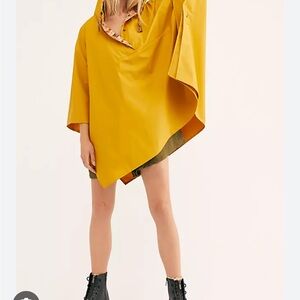 Pendleton Yellow Poncho Jacket